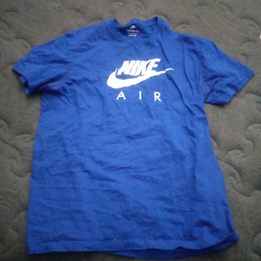 Blue And White Mens Nike Shirt Xl